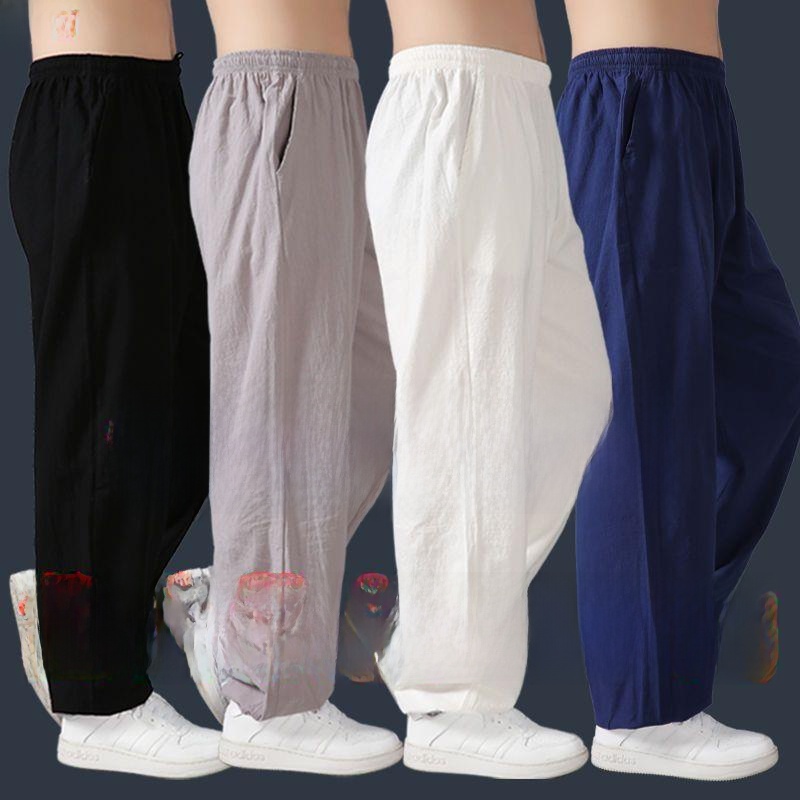 Yoga Fitness Training - Pantalon de Tai Chi ample en