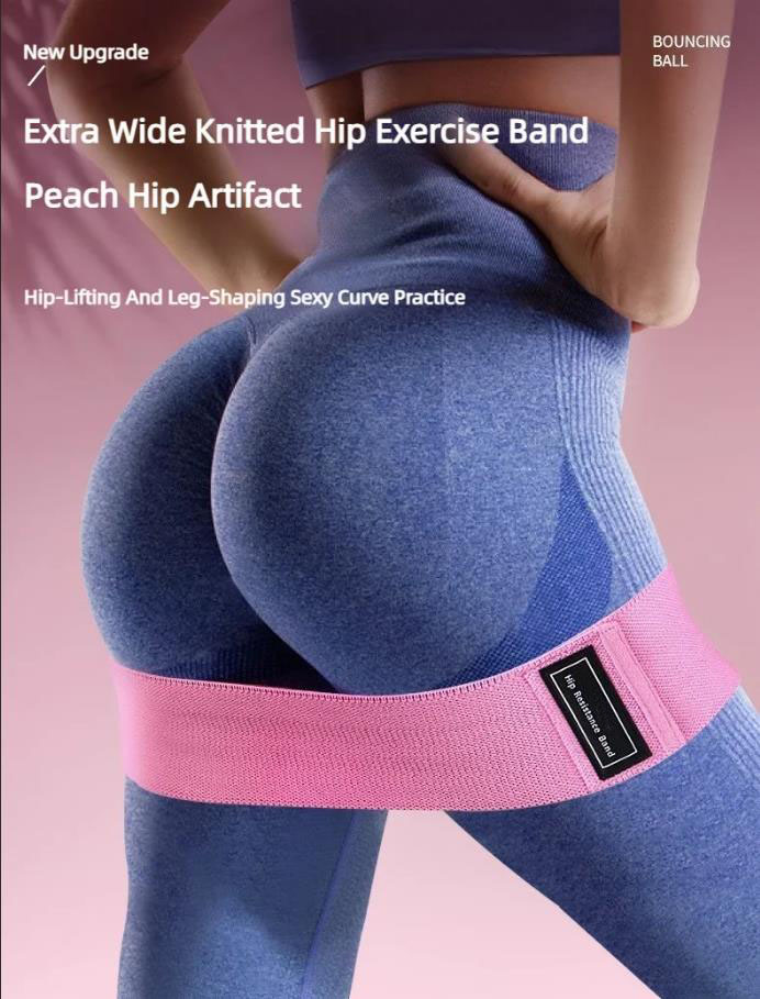 Yoga Fitness Resistance Band - Lot de 3 bandes de résistance