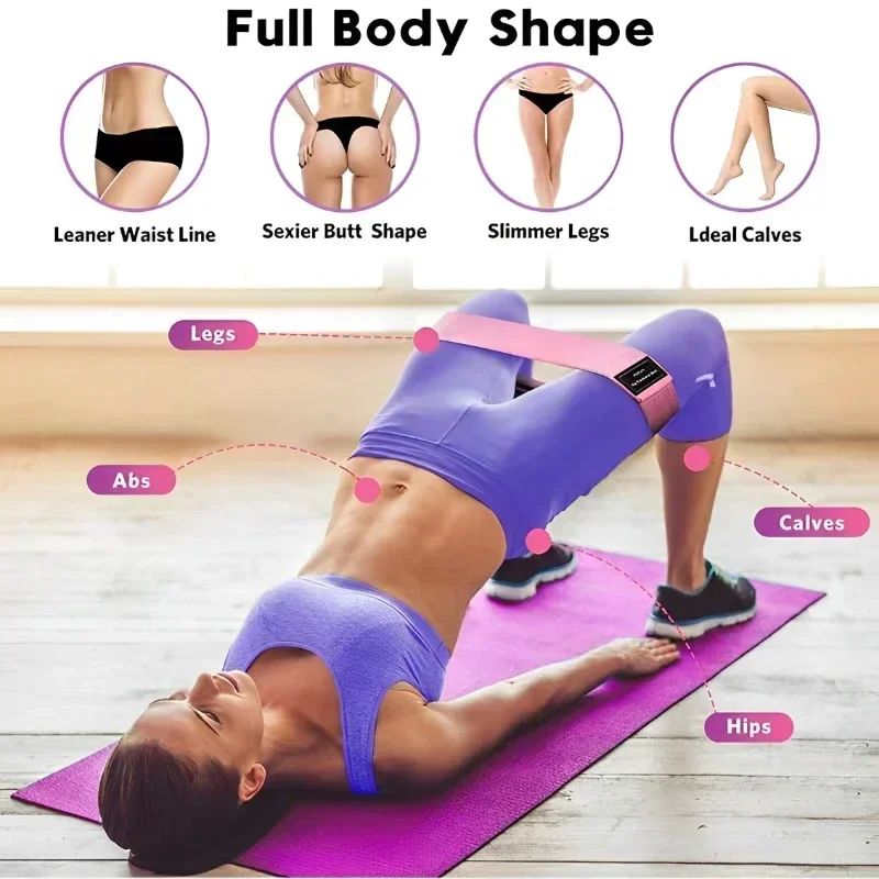 Bandes de Résistance en Tissu  - Yoga Fitness Resistance Band avis et prix
